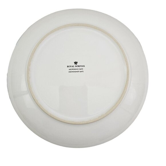 Royal Norfolk Hydrangeas Butterflies 8” Ceramic Salad Luncheon Plates – Set of 3 - Picture 5 of 13